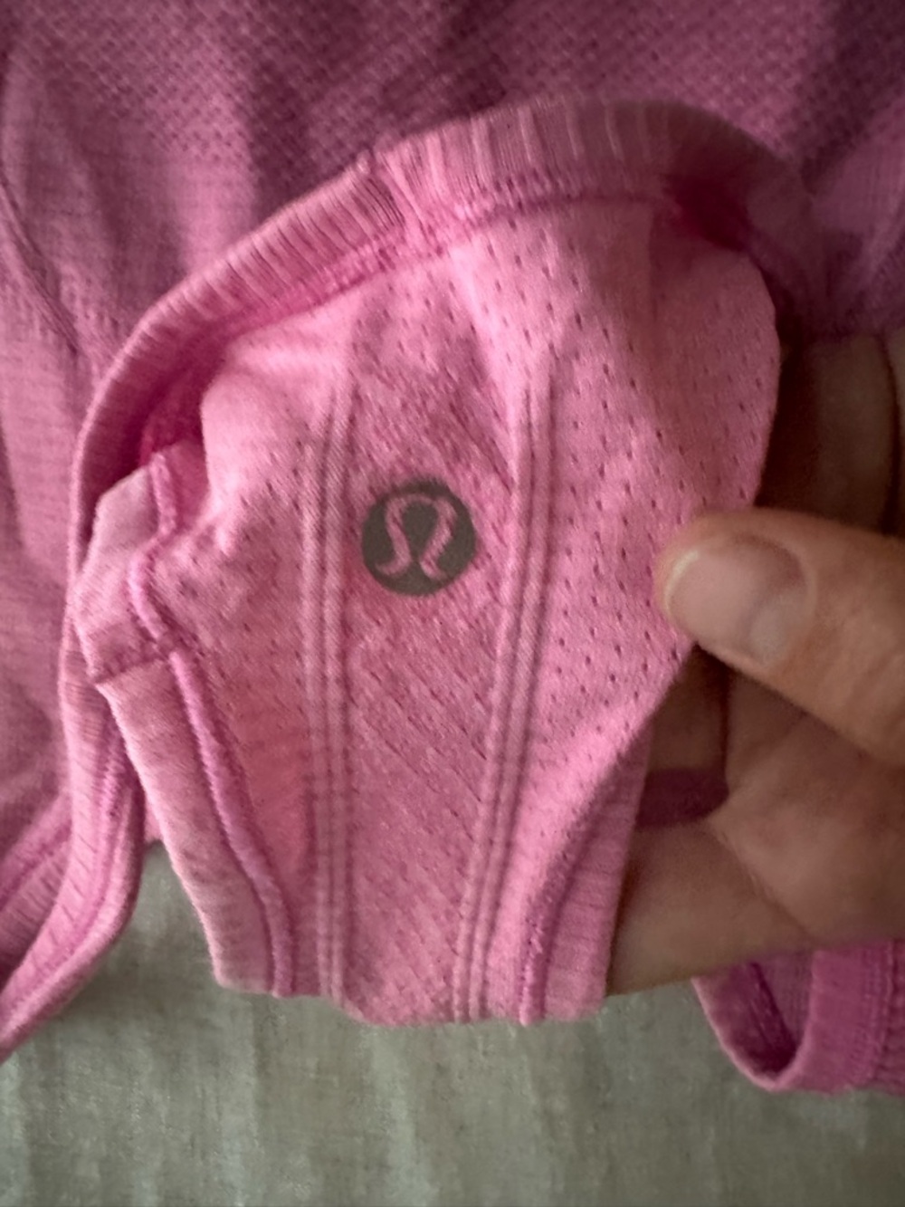 lululemon athletica Pink Seamless Racerback Tank - Picture 2 of 3